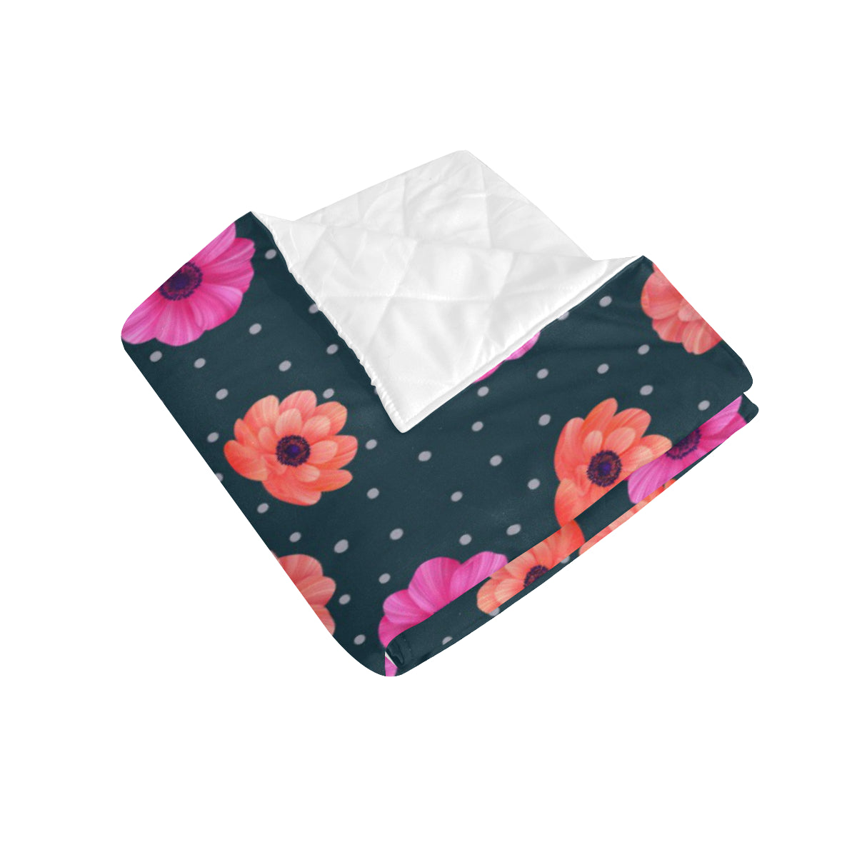 Anemone Pattern Print Design AM08 Premium Quilt