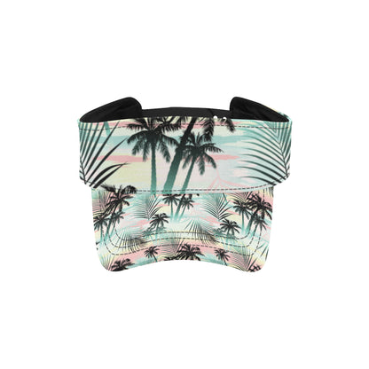 Palm Tree Pattern Print Design A03 Unisex Sun Visor