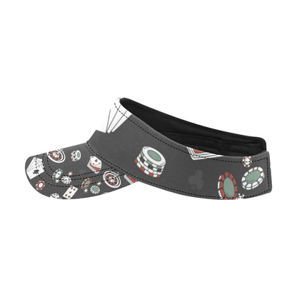 Casino Pattern Print Design 02 Unisex Sun Visor