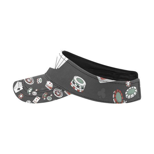 Casino Pattern Print Design 02 Unisex Sun Visor