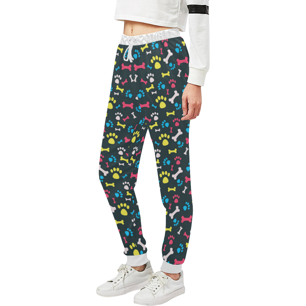 Paw Design Print Unisex Sweatpants