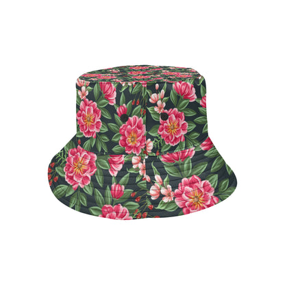 Summer Floral Pattern Print Design SF06 Unisex Bucket Hat
