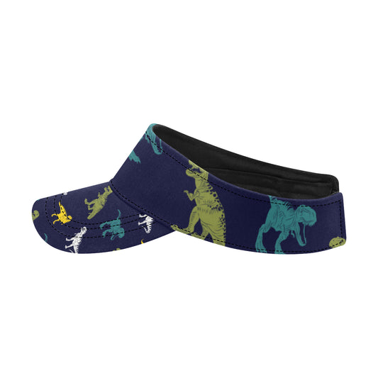 T Rex Pattern Print Design A07 Unisex Sun Visor