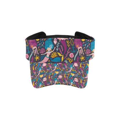 Mermaid Pattern Print Design 08 Unisex Sun Visor