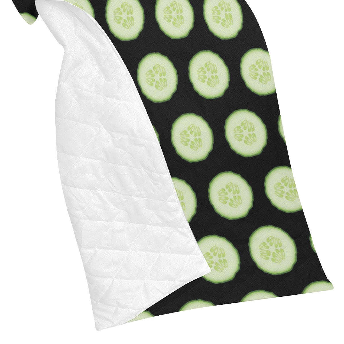 Cucumber Pattern Print Design CC02 Premium Quilt