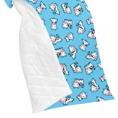 Cow Pattern Print Design 01 Premium Quilt
