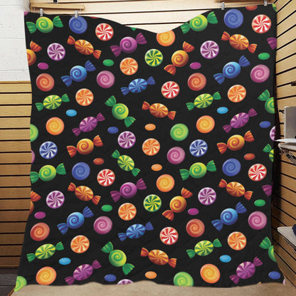Candy Pattern Print Design 01 Premium Quilt