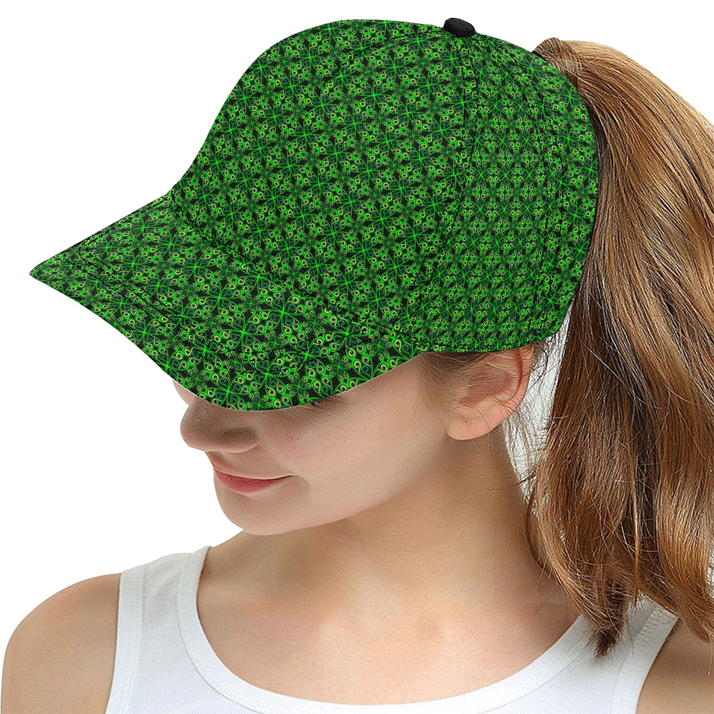 Celtic Green Neon Design Snapback Cap