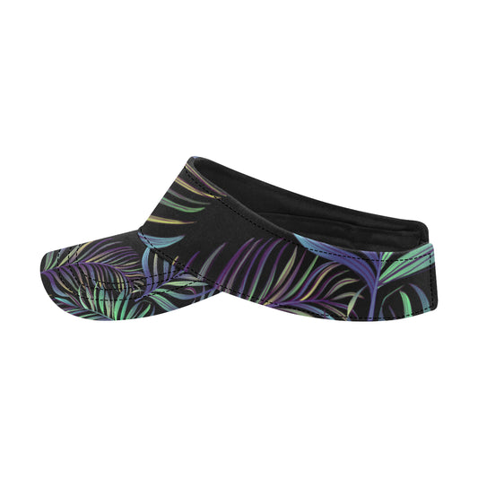 Tropical Palm Leaves Pattern Brightness Unisex Sun Visor