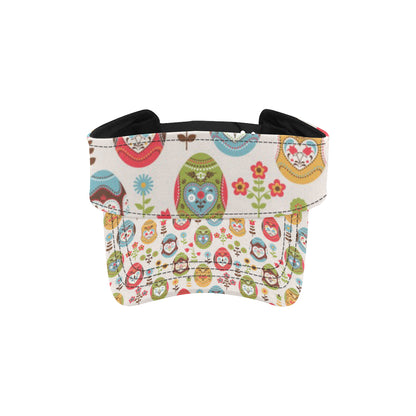 Easter Eggs Pattern Print Design RB011 Unisex Sun Visor
