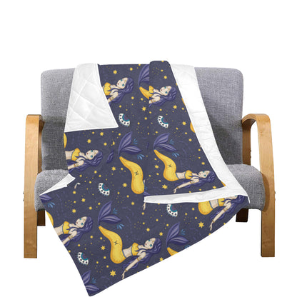 Pisces Pattern Print Design A04 Premium Quilt