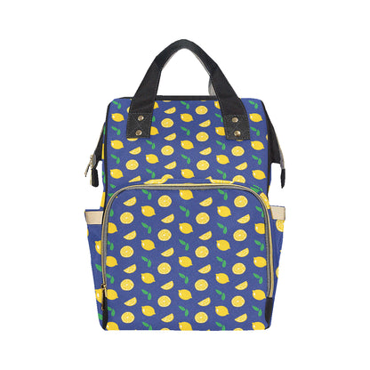 Citrus  Pattern Print Design 02 Diaper Bag Backpack