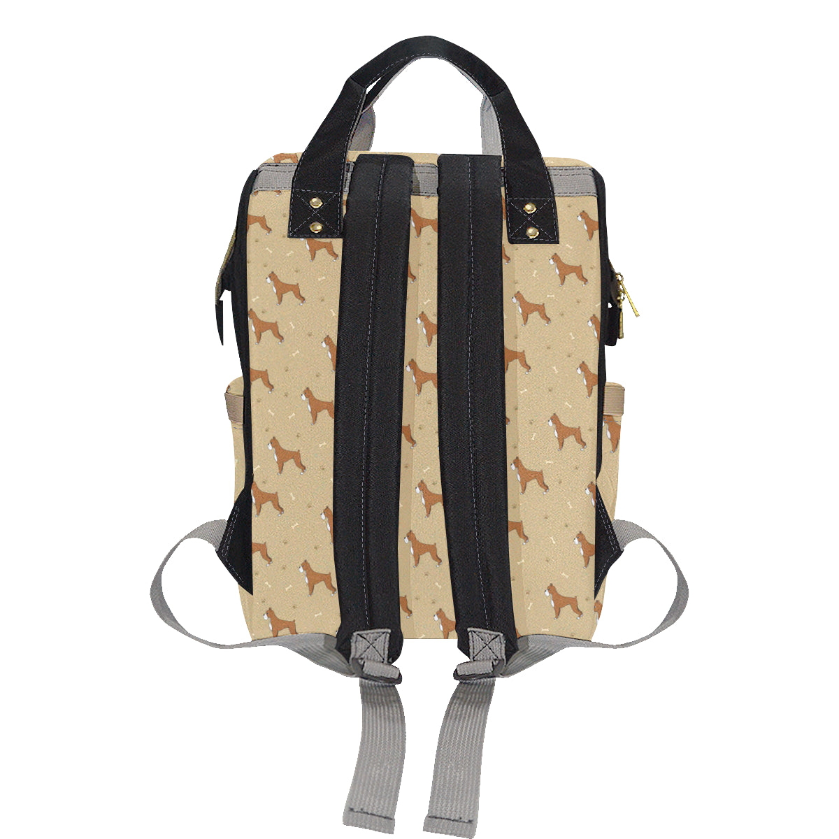 Boxers Pattern Print Design 02 Diaper Bag Backpack