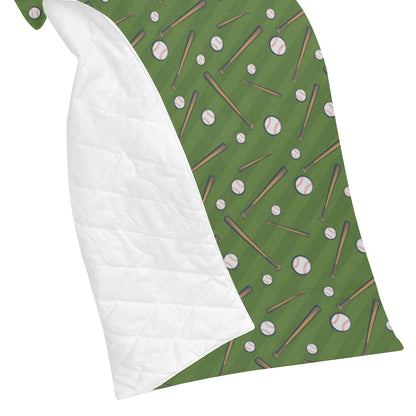 Baseball Pattern Print Design 02 Premium Quilt