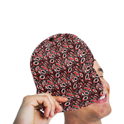 Totem Pole Texture Design Snapback Cap