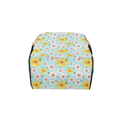 Daffodils Pattern Print Design DF07 Diaper Bag Backpack