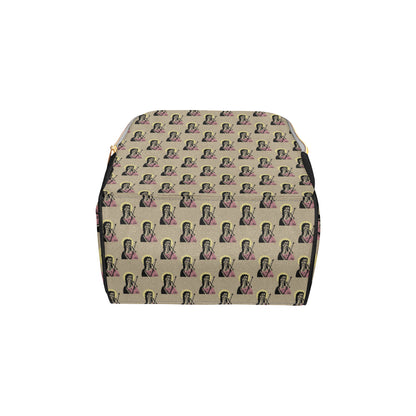 Christian Pattern Print Design 04 Diaper Bag Backpack