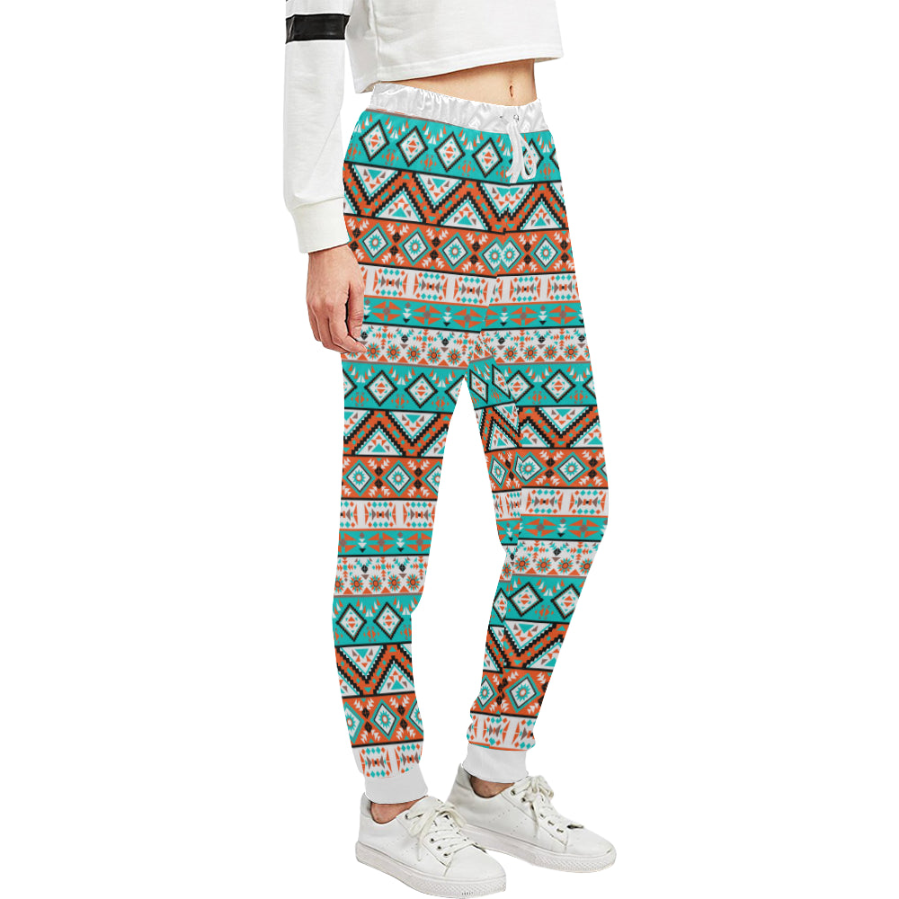 Navajo Style Print Pattern Unisex Sweatpants