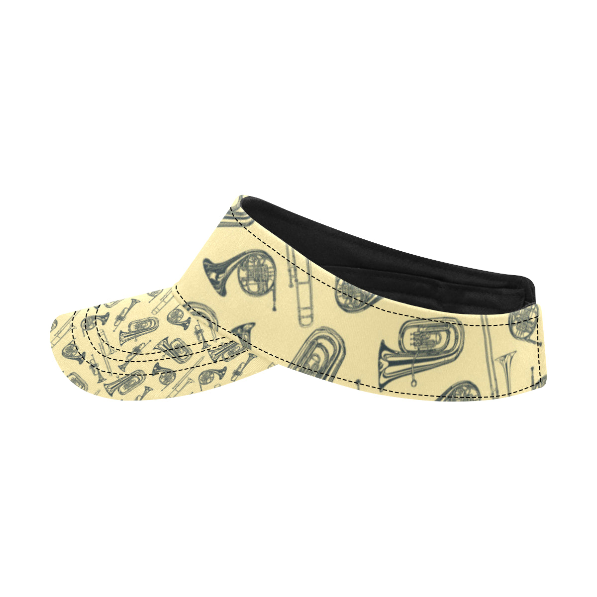 Tuba Pattern Print Design 01 Unisex Sun Visor