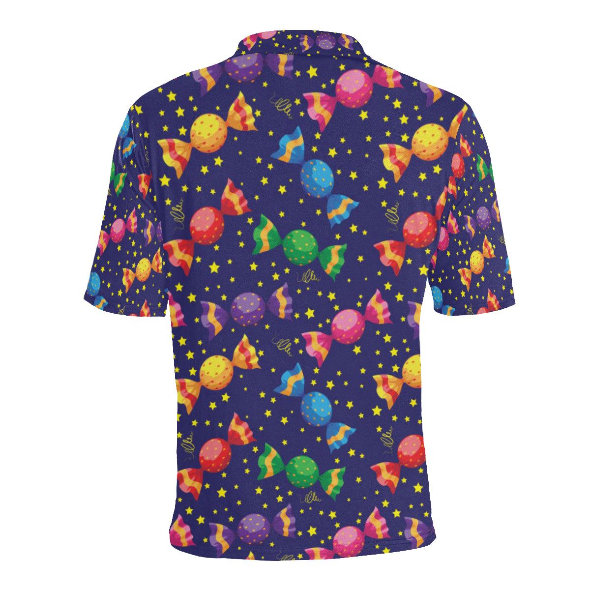 Candy Pattern Print Design CA06 Men Polo Shirt