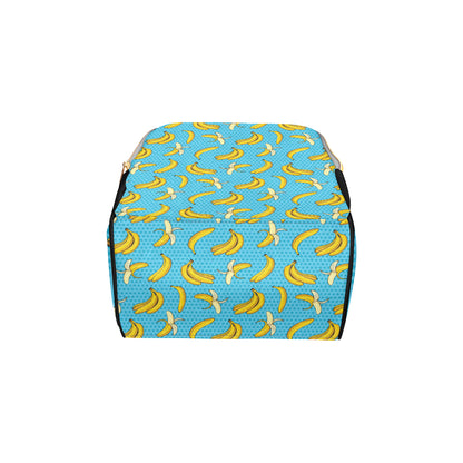 Banana Pattern Print Design BA08 Diaper Bag Backpack