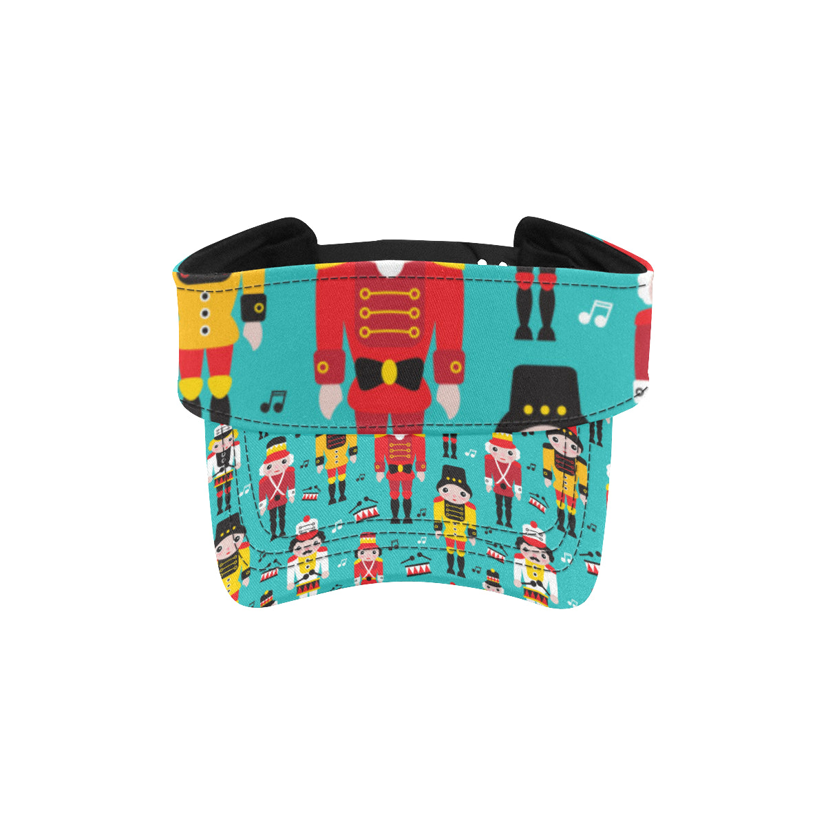 Nutcracker Pattern Print Design A03 Unisex Sun Visor