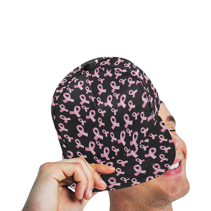 Breast Cancer Awareness Design Snapback Cap
