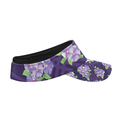 Morning Glory Pattern Print Design MG03 Unisex Sun Visor