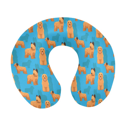 Briards Pattern Print Design 01 U-Shaped Travel Neck Pillow