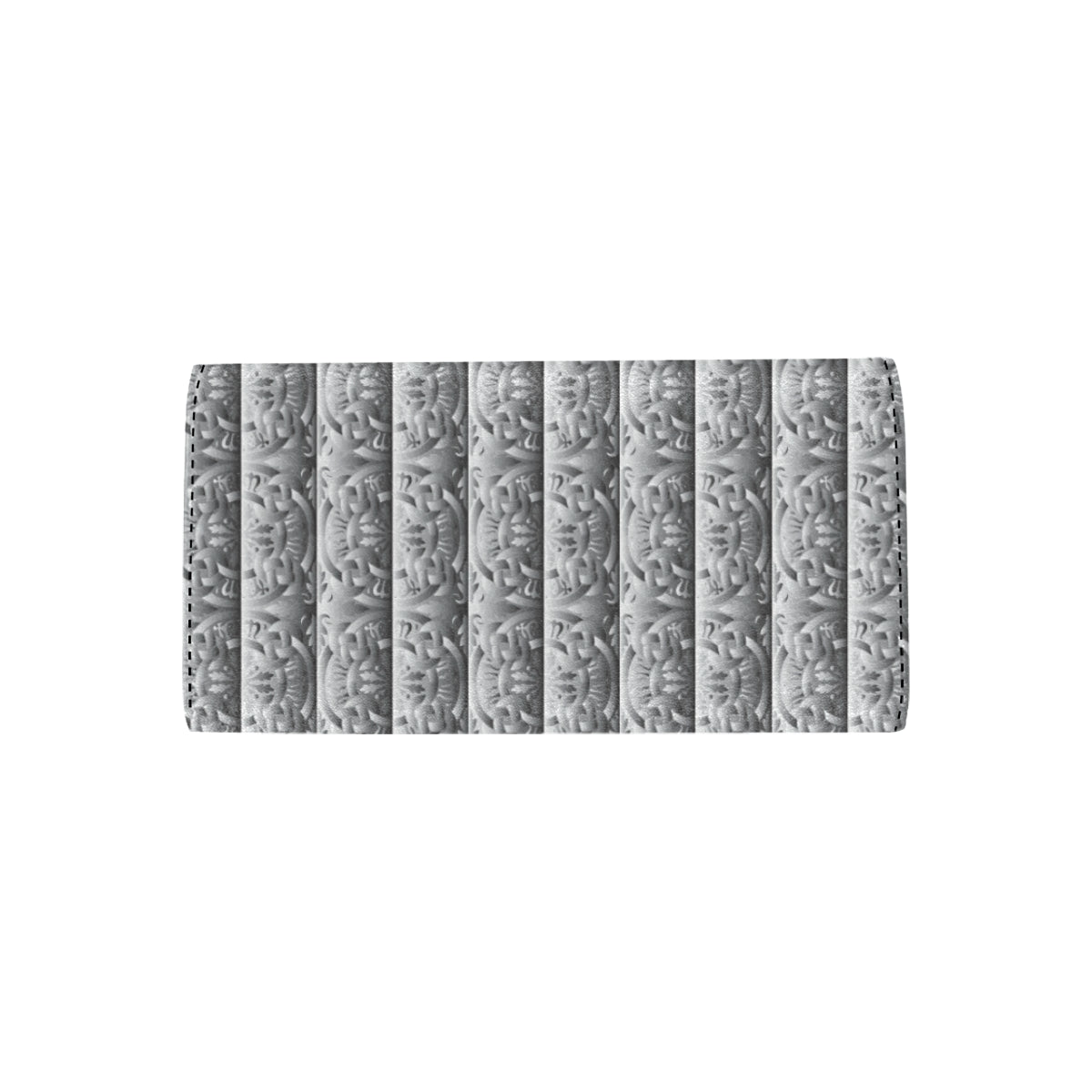 Celtic Pattern Print Design 03 Women's Trifold Wallet