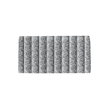Celtic Pattern Print Design 03 Women's Trifold Wallet