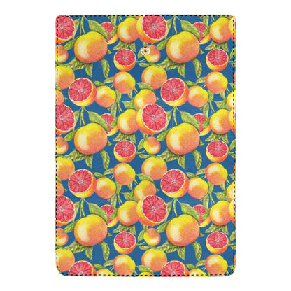 Grapefruit Pattern Print Design GF04 Women's Trifold Wallet