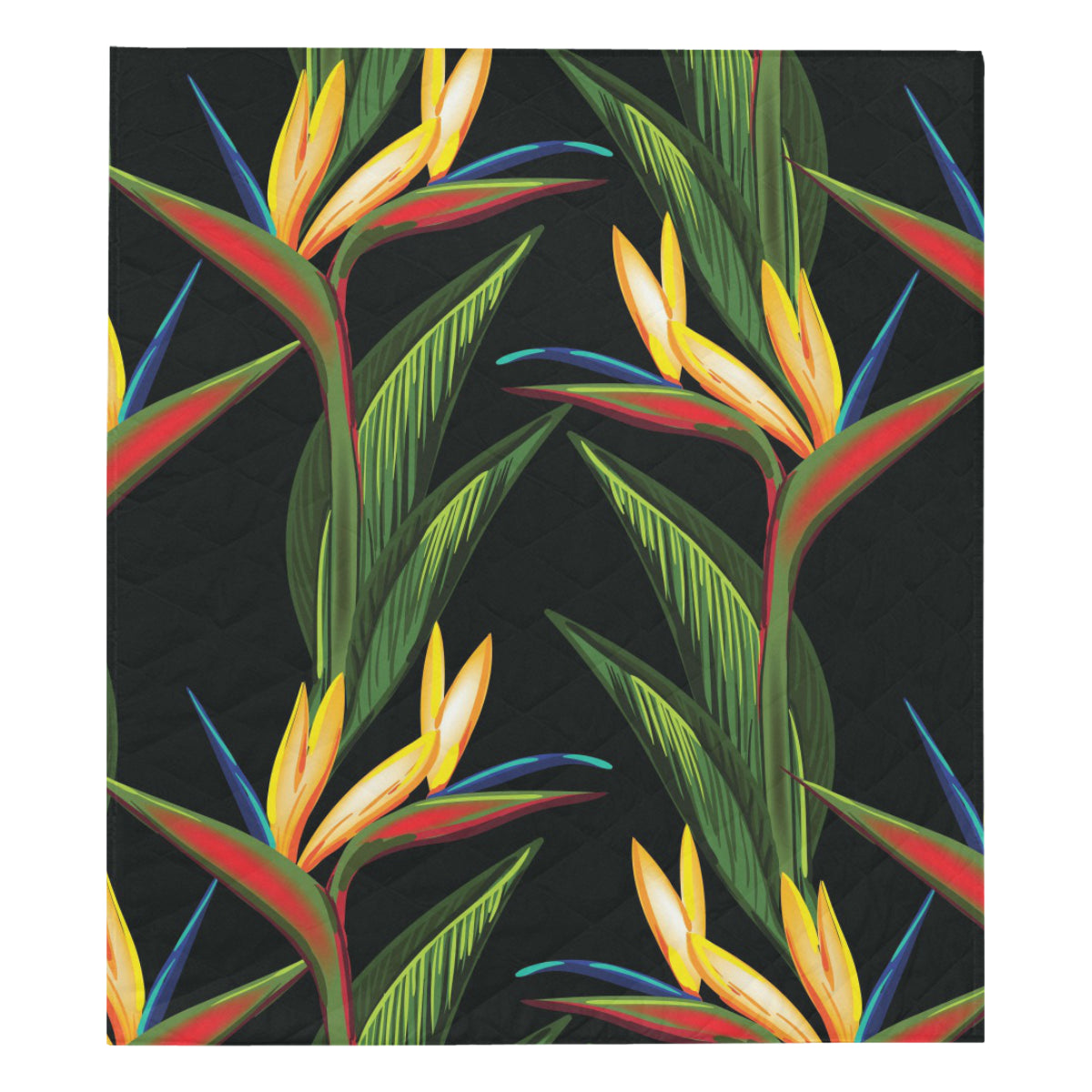 Bird Of Paradise Pattern Print Design BOP012 Premium Quilt