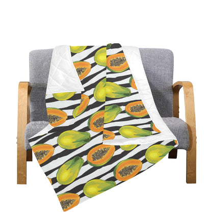 Papaya Pattern Print Design PP01 Premium Quilt