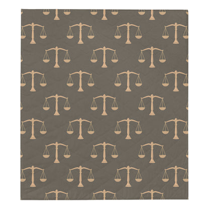 Libra Pattern Print Design 01 Premium Quilt