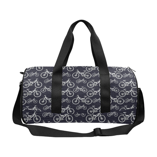 Mountain bike Pattern Print Design 02 Duffel Bag