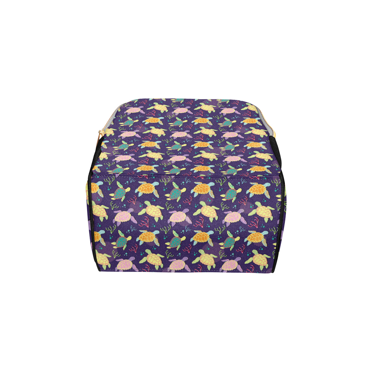 Sea Turtle Color Smile Diaper Bag Backpack