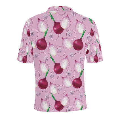 Onion Pattern Print Design A01 Men Polo Shirt