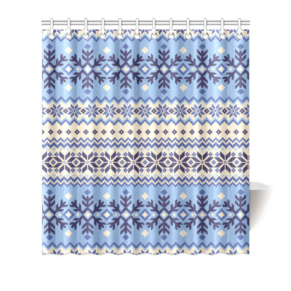 Nordic Pattern Print Design A03 Shower Curtain