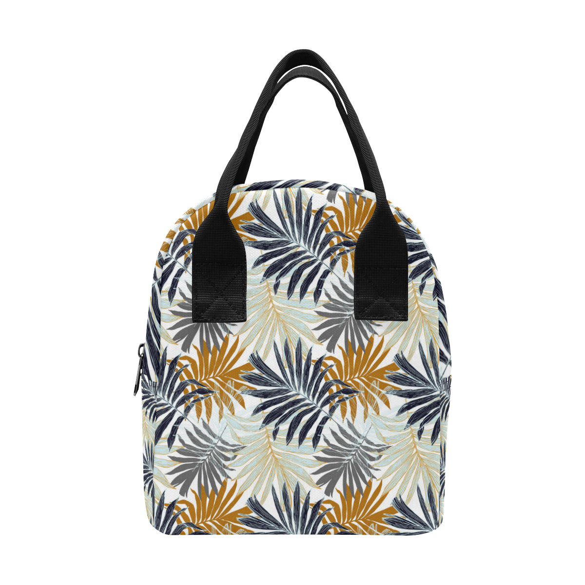 Colorful Tropical Palm Leaves Insulated Lunch Bag