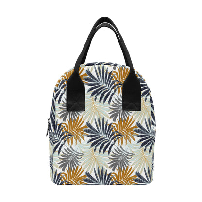 Colorful Tropical Palm Leaves Insulated Lunch Bag