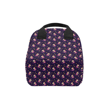 Unicorn Princess Star Sparkle Insulated Lunch Bag
