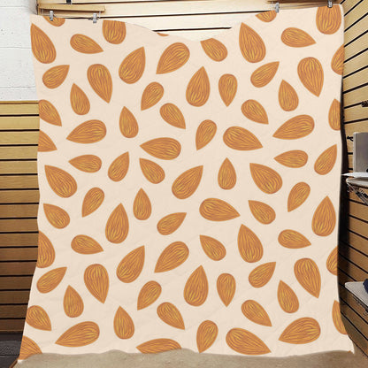 Almond Pattern Print Design 03 Premium Quilt