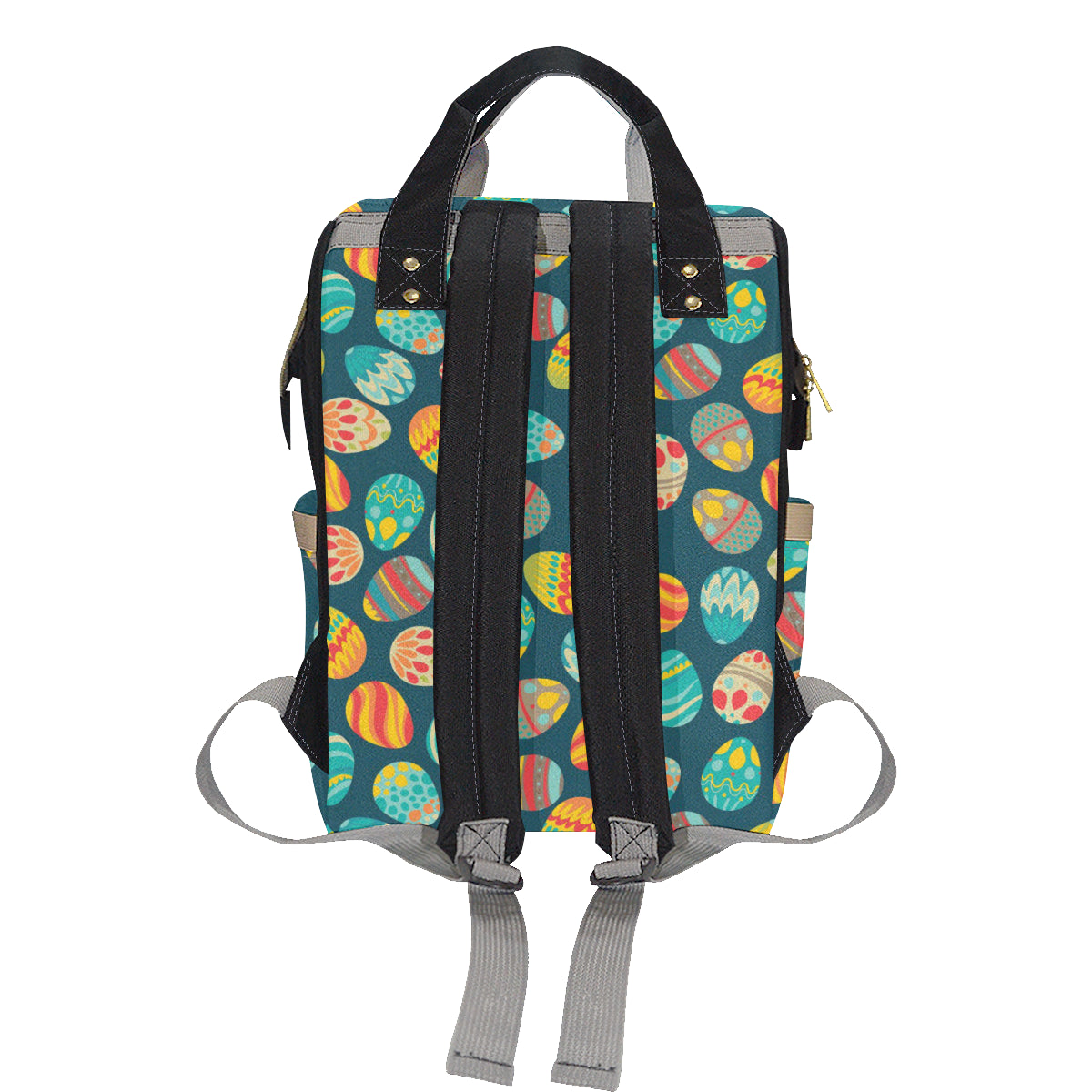 Easter Eggs Pattern Print Design RB09 Diaper Bag Backpack