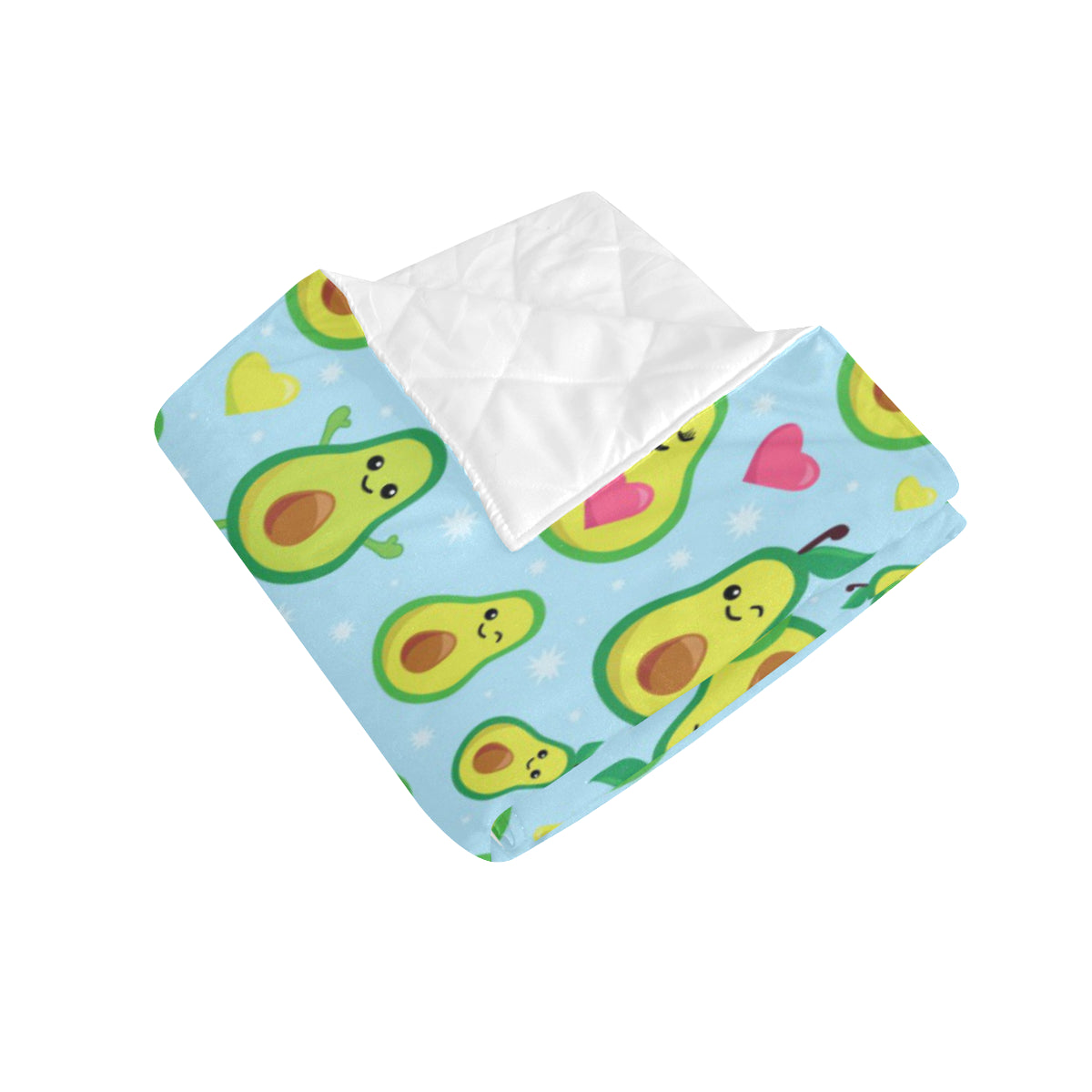 Avocado Pattern Print Design AC09 Premium Quilt