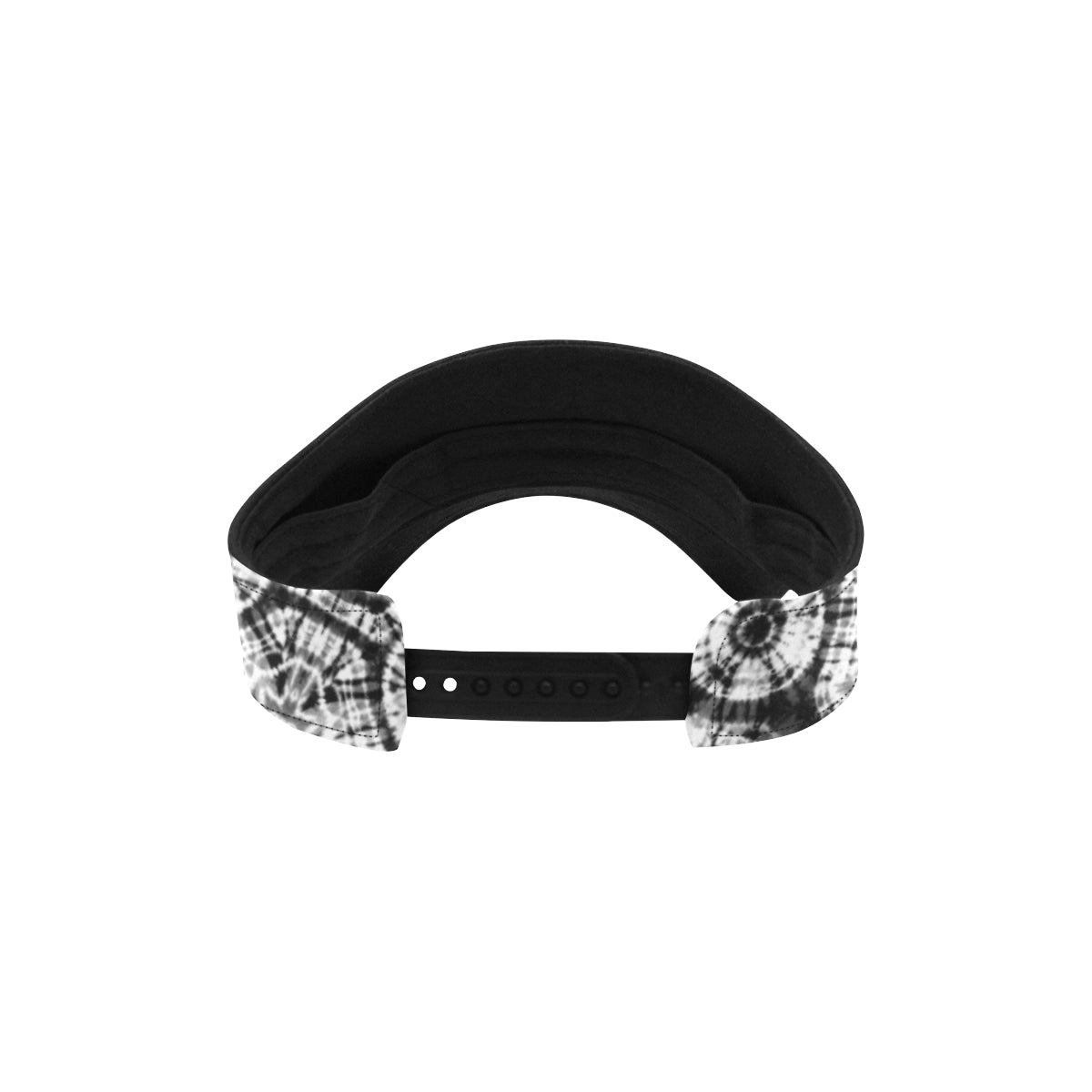 Tie Dye Black White Design Print Unisex Sun Visor
