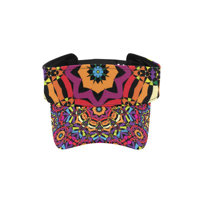 Kaleidoscope Pattern Print Design 01 Unisex Sun Visor