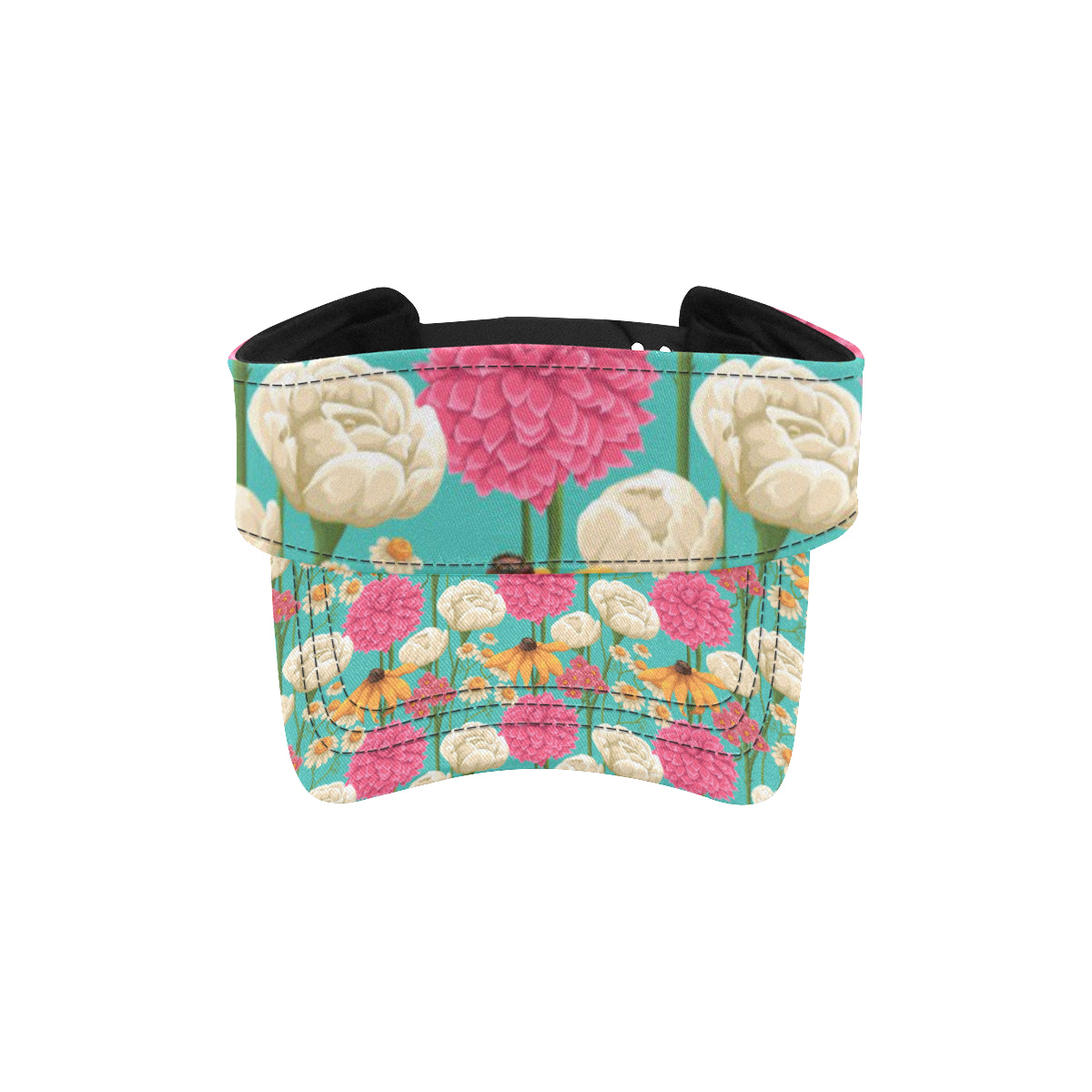 Summer Floral Pattern Print Design SF07 Unisex Sun Visor