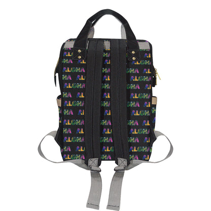 Aloha Hawaii Neon Diaper Bag Backpack