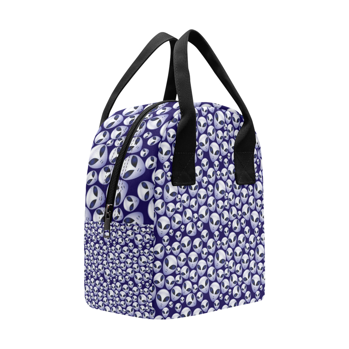 Alien Head Extraterrestrial Insulated Lunch Bag